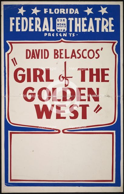 Girl of the Golden West, [193-]. Creator: Unknown.