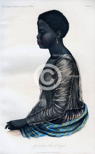 'Girl of the Isle of Luzon', 1848. Artist: Unknown
