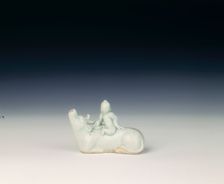Girl on a mythical beast, Late Southern Song/Yuan dynasty, China, 13th century. Creator: Unknown
