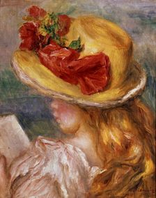 Girl reading 1898, by Auguste Renoir