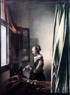 Girl Reading a Letter at an Open Window c1657. Artist: Jan Vermeer