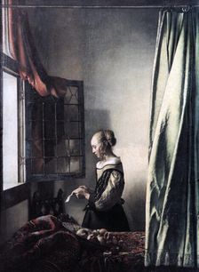 Girl Reading a Letter at an Open Window c1657. Artist: Jan Vermeer