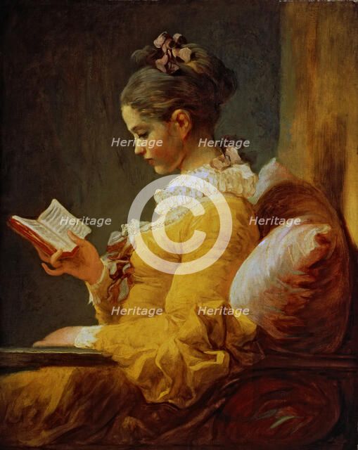  'Girl reading', by Jean Honoré Fragonard.