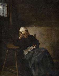 Girl Reading. Creator: Nicolaes Hals