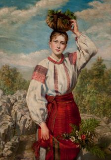 Girl Returning from the Forest, 1893. Creator: Antonina Majewska