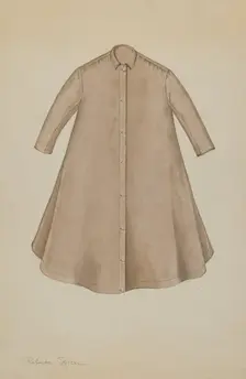 Girl's Coat, c. 1937. Creator: Roberta Spicer