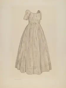Girl's Dress, 1935/1942. Creator: Nancy Crimi