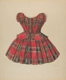 Girl's Dress, 1935/1942. Creator: Virginia Berge