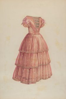 Girl's Dress, c. 1941. Creator: Winifred Gibbes