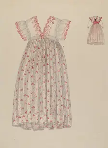 Girl's Dress, c. 1937. Creator: Verna Tallman