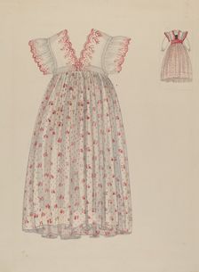 Girl's Dress, c. 1937. Creator: Verna Tallman