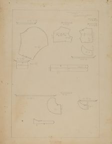 Girl's Dress (Pattern), 1935/1942. Creator: Nancy Crimi