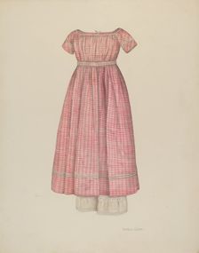 Girl's Dress with Pantaloons, c. 1941. Creator: Nancy Crimi