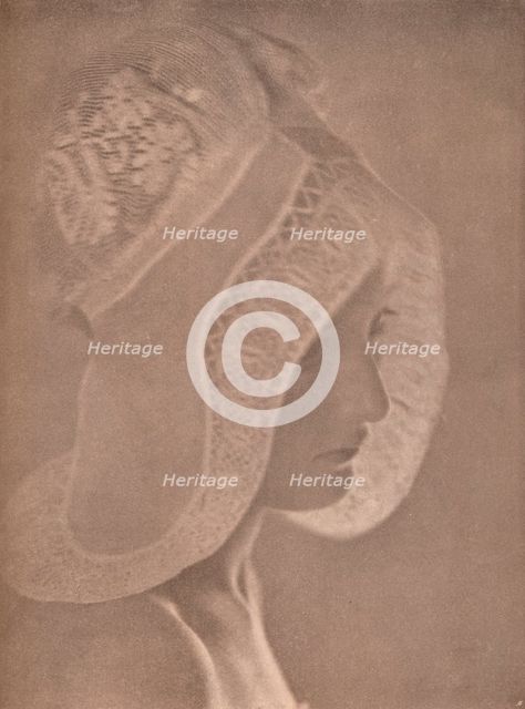 'Girl's Head', c1900.  Artist: Eva Watson-Schutze.