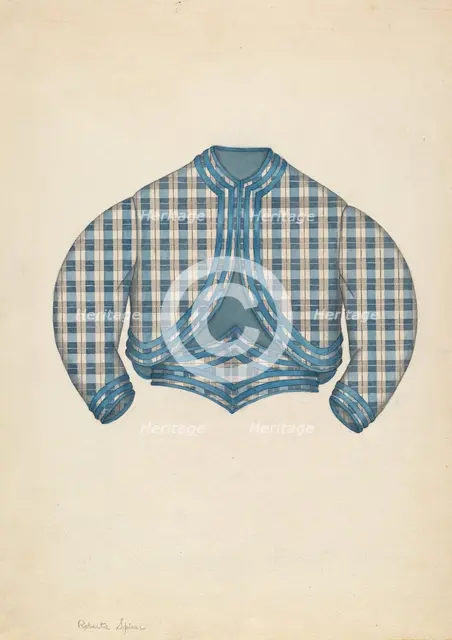 Girl's Jacket, c. 1937. Creator: Roberta Spicer.