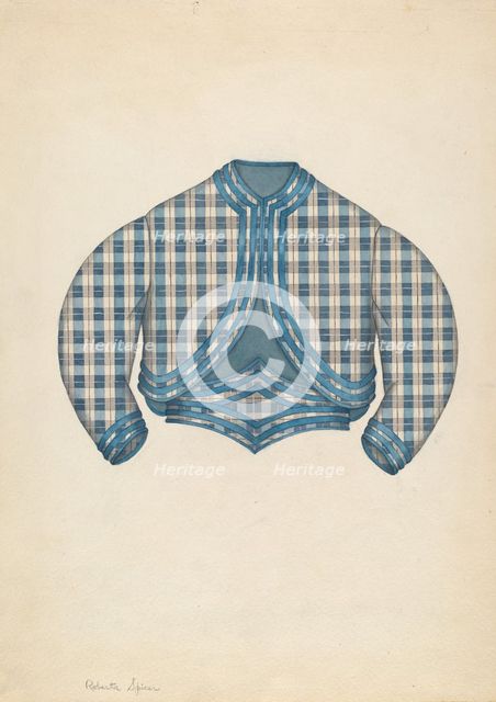 Girl's Jacket, c. 1937. Creator: Roberta Spicer.