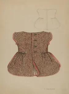 Girl's Pinafore, 1935/1942. Creator: Eleanor Gausser