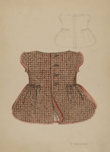 Girl's Pinafore, 1935/1942. Creator: Eleanor Gausser