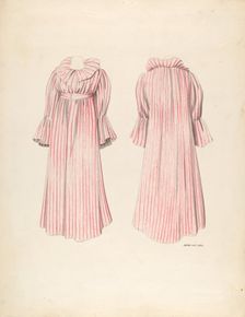 Girl's Wrapper, c. 1937. Creator: James Vail