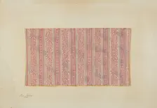 Girl's Wrapper - Textile Pattern, 1937. Creator: Ivar Julius