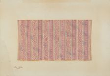 Girl's Wrapper - Textile Pattern, 1937. Creator: Ivar Julius