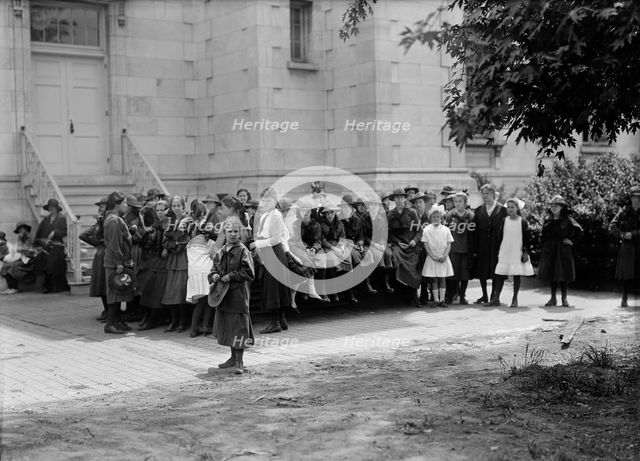 Girl Scouts - Activities And Play, 1917. Creator: Harris & Ewing.
