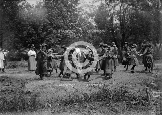 Girl Scouts - Activities And Play, 1917. Creator: Harris & Ewing.