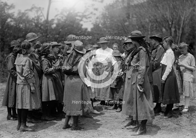 Girl Scouts - Activities And Play, 1917. Creator: Harris & Ewing.