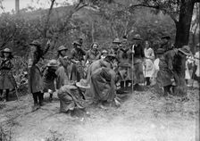 Girl Scouts Gardening, 1917. Creator: Harris & Ewing