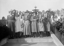 Girl Scouts - Group, 1917. Creator: Harris & Ewing