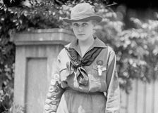 Girl Scouts - Elenore Putzski, 1917. Creator: Harris & Ewing