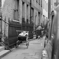 Girl skipping, London, 1960-1965. Artist: John Gay