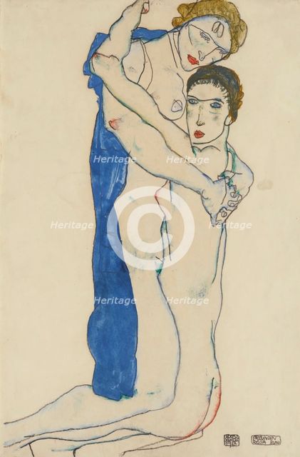 Girlfriend, Pink-Blue, 1913.