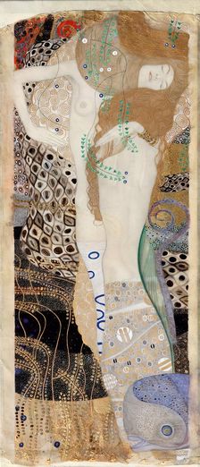 Girlfriends (Water Snakes I), 1904 (minor additions 1907). Creator: Gustav Klimt
