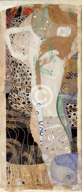 Girlfriends (Water Snakes I), 1904 (minor additions 1907). Creator: Gustav Klimt.