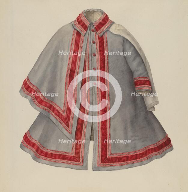 Girl's Coat, 1935/1942. Creator: Nancy Crimi.