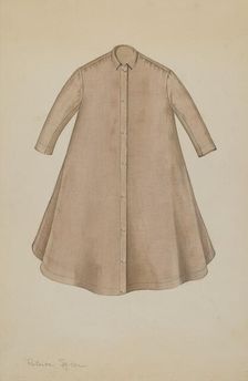 Girl's Coat, c. 1937. Creator: Roberta Spicer