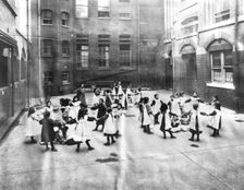 Girls at the Jewish Free School, (c1900?). Creator: Unknown