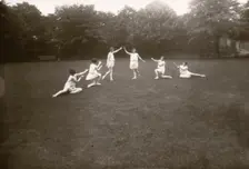 Girls Greek dancing class, 1929