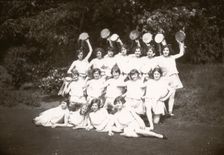 Girls Greek dancing class, 1929