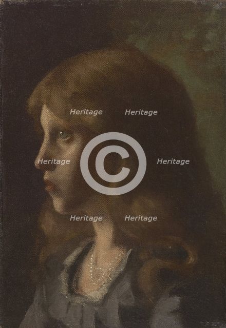 Girl's Head . Creator: Klimt, Gustav (1862-1918).