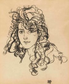 Girl's head (Frau Sohn) , 1918