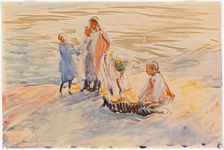 Girls on the Shore, 1910. Creator: Magnus Enckell