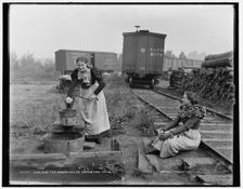Girls of the paper mills, Appleton, Wis., between 1880 and 1899. Creator: Unknown