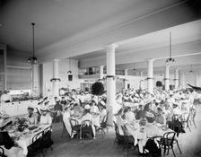 Girls luncheon, Natural Food Conservatory, Niagara, N.Y., between 1900 and 1905. Creator: Unknown