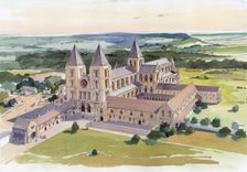 Gisborough Priory, Redcar and Cleveland, c early 15th century (c1995-c2005). Artist: Terry Ball