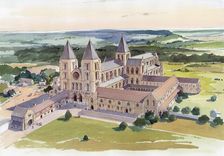Gisborough Priory, Redcar and Cleveland, c early 15th century (c1995-c2005). Artist: Terry Ball