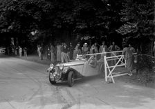 GL Boughton's Singer B37, winner of a premier award at the MCC Torquay Rally, July 1937. Artist: Bill Brunell