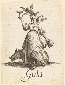 Gluttony, probably after 1621. Creator: Jacques Callot