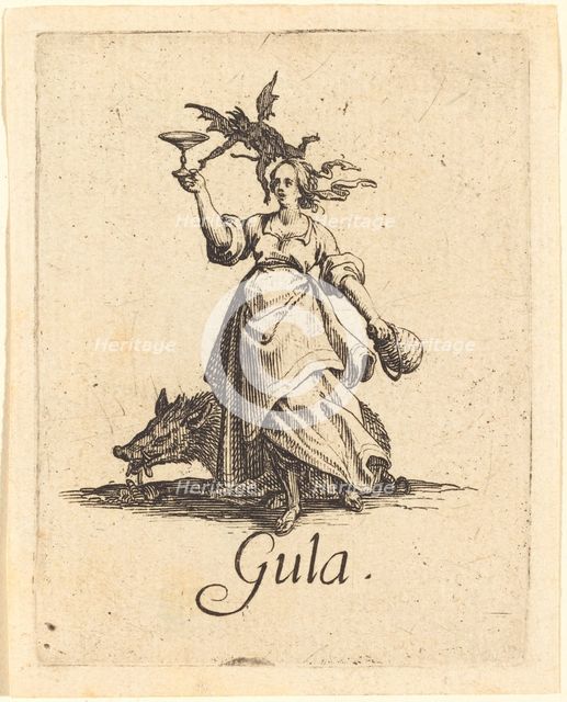 Gluttony, probably after 1621. Creator: Jacques Callot.